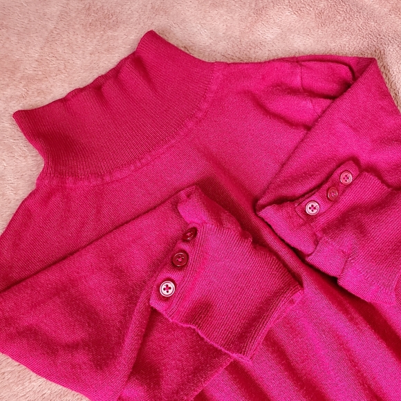 Express Sweater Turtle Neck Ladies Concept Red Small - Picture 10 of 11